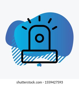 Car light icon isolated on background
