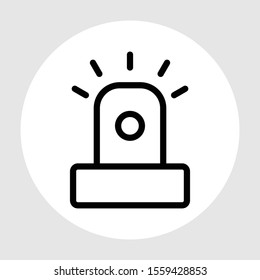 Car light icon isolated on background
