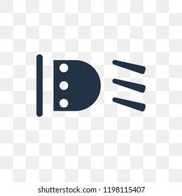 Car Light vector icon isolated on transparent background, Car Light transparency concept can be used web and mobile