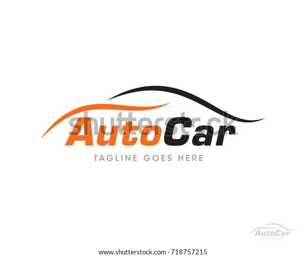 car line abstract
logo icon vector template