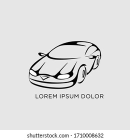 Car line art design, with simple, clean and elegant style is perfect for your business.
