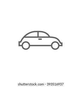 Car line icon.