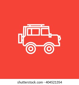Car line icon.