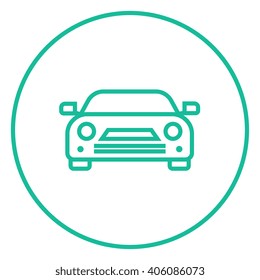 Car line icon.