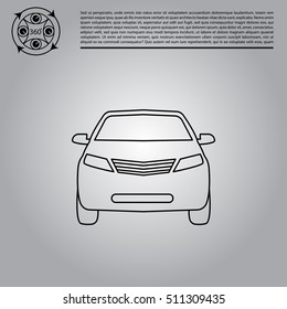 Car line icon