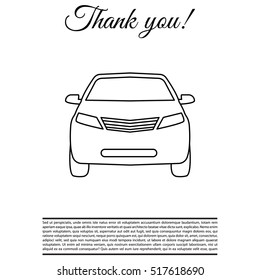 Car line icon