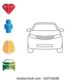 Car line icon