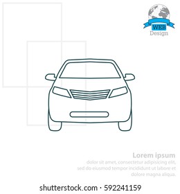 Car line icon