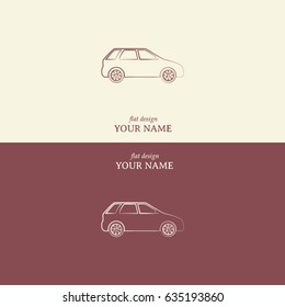 Car. Line icon