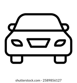 Car Line Icon Design For Personal And Commercial Use