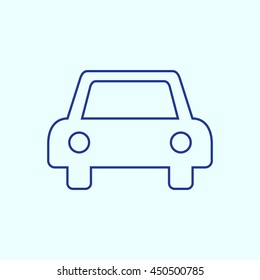 Car Line icon. Eps-10.