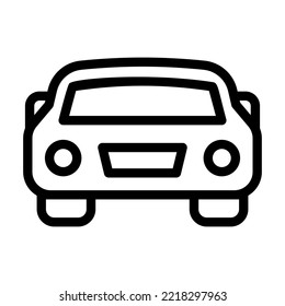 car line icon illustration vector graphic