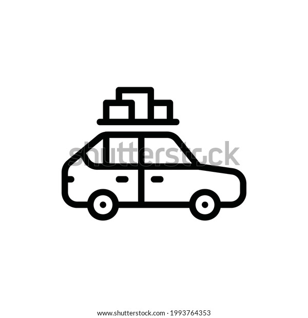 Car Line Icon Logo Illustration Vector\
Isolated. Travel and Tourism Icon-Set. Suitable for Web Design,\
Logo, App, and Upscale Your\
Business.