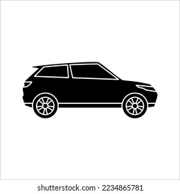 Car line icon. Simple outline style sign symbol. Auto, view, sport, race, transport concept. automobile vector illustration on white background