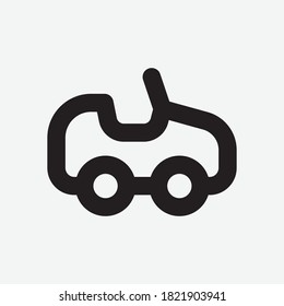 Icono de la línea del automóvil - Ilustración del vector
