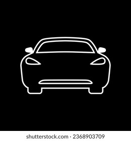 Vektorgrafik-Symbol der Autozeile