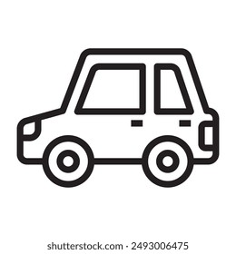 Car line icon. vector illustration.