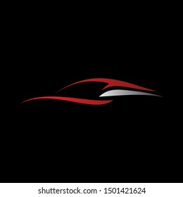 Car line logo design template vector illustration