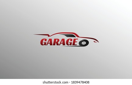 car line logo template for garage or community
