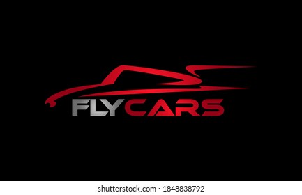 Vorlage für das Logo der Automobil-Linie für die Garage oder die Gemeinschaft