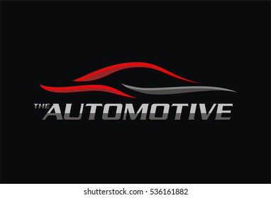 Car Line Logo Vector