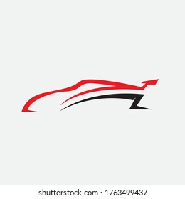 Car line logo vector image