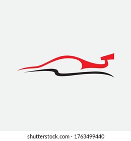 Car line logo vector image