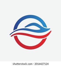 car line logo vector template