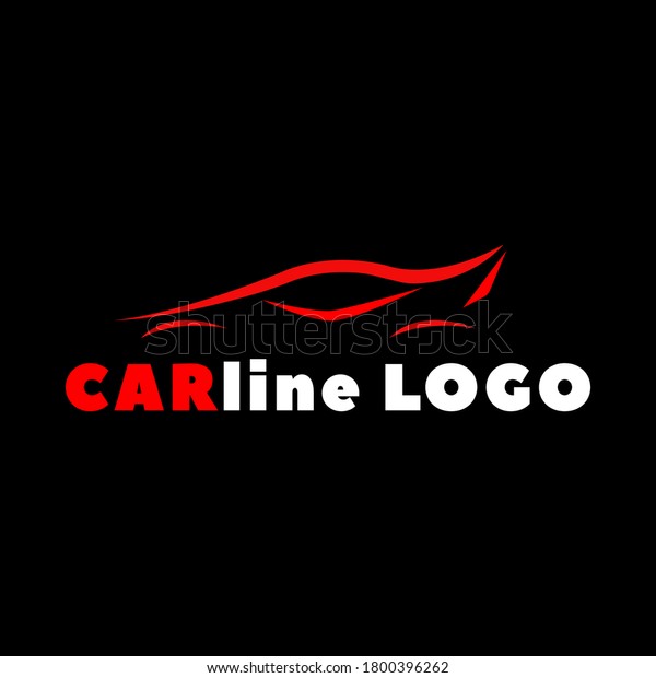 Car line logo for your\
logo template
