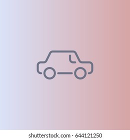 Car in line style