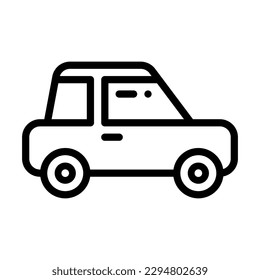 car line style icon, vector icon can be used for mobile, ui, web