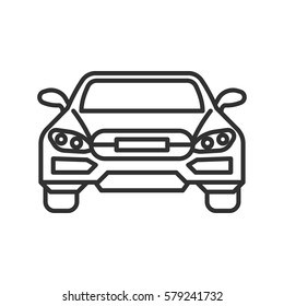Car, linear icon
