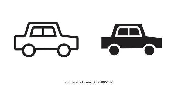 Car liner icon vector set.