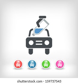 Car liquid pouring