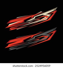 car livery background car body decal design vector