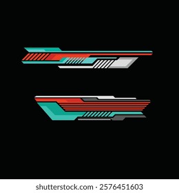 car livery background car body decal design vector

