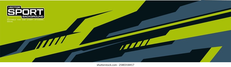 car livery design. abstract racing graphic background for vinyl wrap and stickers