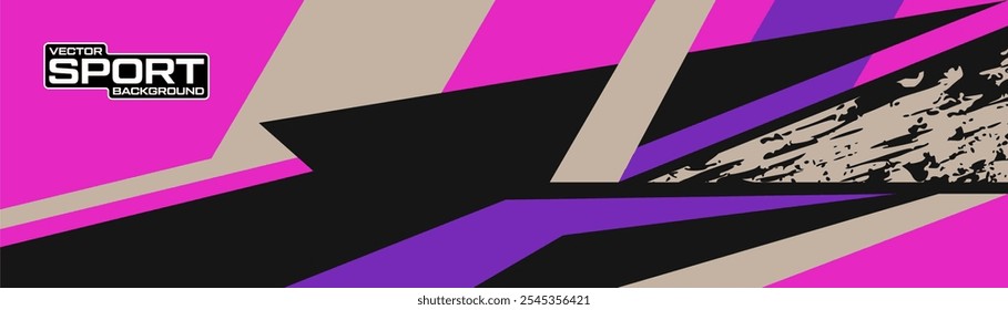 car livery design with simple pattern and retro color. vector design for vehicle wrap, racing car, rally, and adventure ready to print.