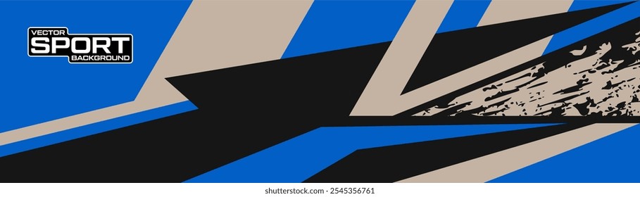 car livery design with simple pattern and retro color. vector design for vehicle wrap, racing car, rally, and adventure ready to print.