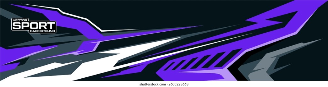car livery design vector with exclusive colors. Graphic abstract stripe racing background kit designs for wrap vehicle