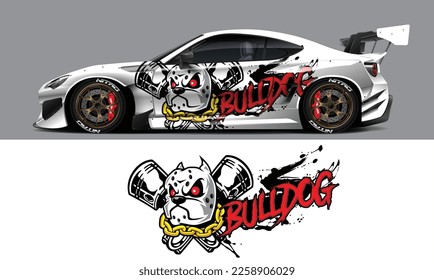 vector de diseño de la línea de auto. Diseños gráficos abstractos de fondo de banda para ajuste