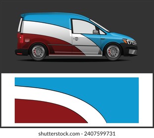 car livery design vector. Graphic abstract stripe racing