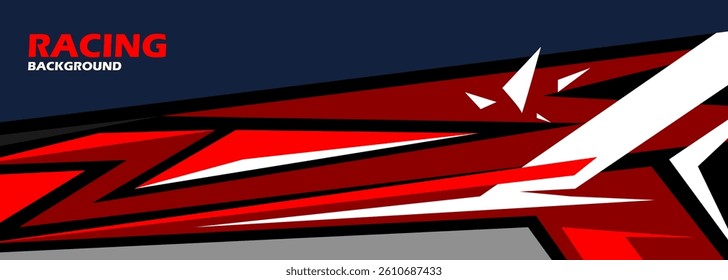 Car livery with geometric line shape, car wrap vector, Abstract line graphic design for wrapping vehicle