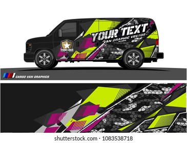 car livery Graphic vector. abstract racing shape design for vehicle vinyl wrap background 