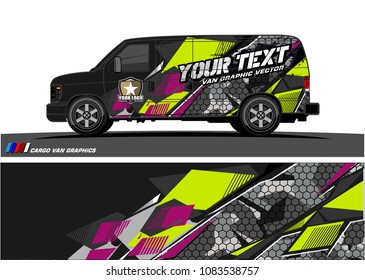 car livery Graphic vector. abstract racing shape design for vehicle vinyl wrap background 
