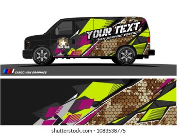 car livery Graphic vector. abstract racing shape design for vehicle vinyl wrap background 