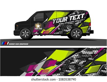 car livery Graphic vector. abstract racing shape design for vehicle vinyl wrap background 