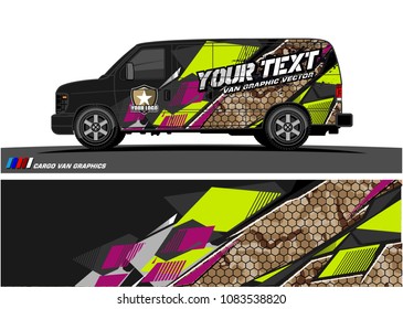 car livery Graphic vector. abstract racing shape design for vehicle vinyl wrap background 