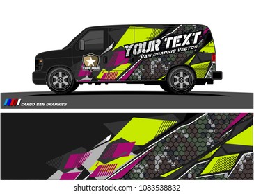 car livery Graphic vector. abstract racing shape design for vehicle vinyl wrap background 