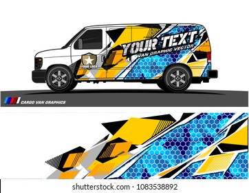 car livery Graphic vector. abstract racing shape design for vehicle vinyl wrap background 